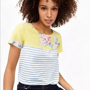 Joules Suzy Jersey/Woven Mix T-Shirt